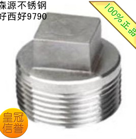 Stainless steel plug screw thread plug stainless steel pipe plug water pipe fittings plumbing fittings DN10
