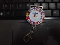 2010 Vancouver Winter Olympics keychain official participating countries keychain