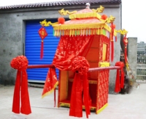  Golden wedding wedding film and television props Wedding supplies Faucet decoration color folding sedan chair Sedan chair Wedding sedan chair Hot new products