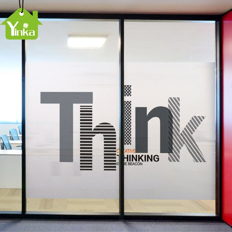 Custom frosted glass sticker light transmission opaque window sticker decoration creative self-adhesive painting office waterproof