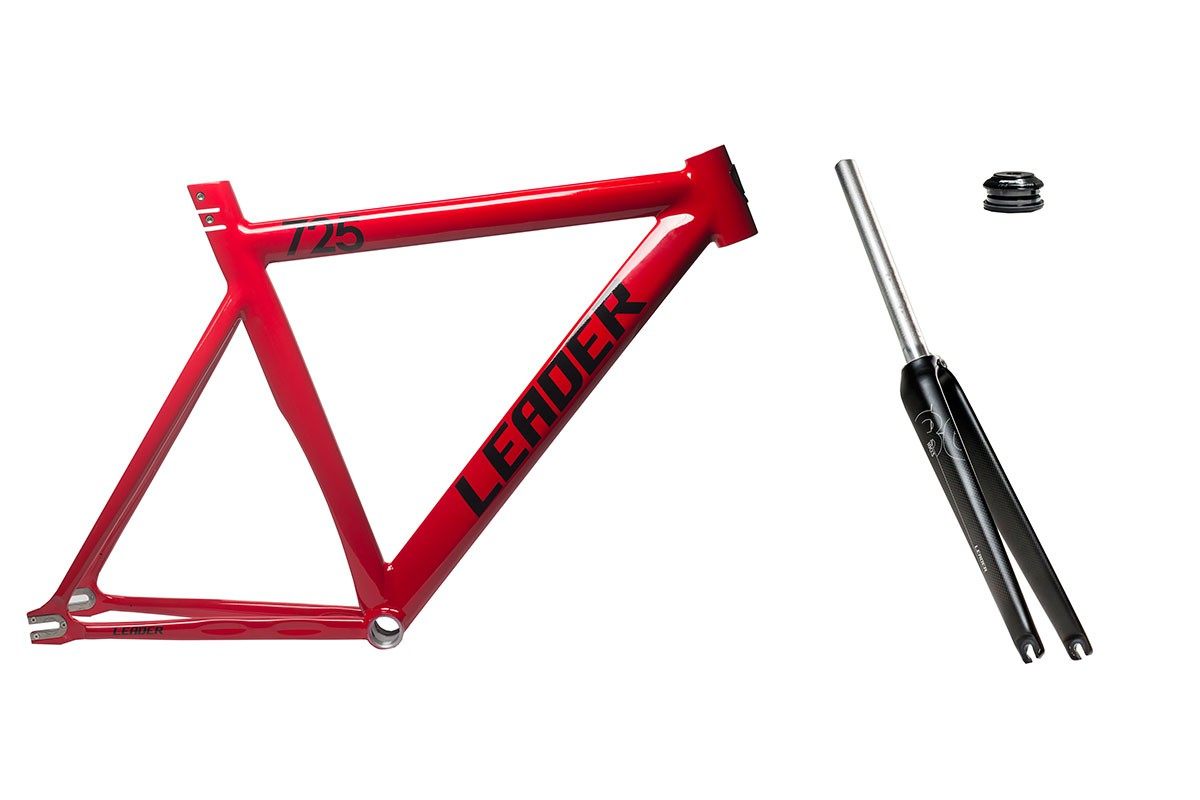 2015 leader725 with original I805 carbon fork tapered head tube broken wind aluminum alloy racing frame