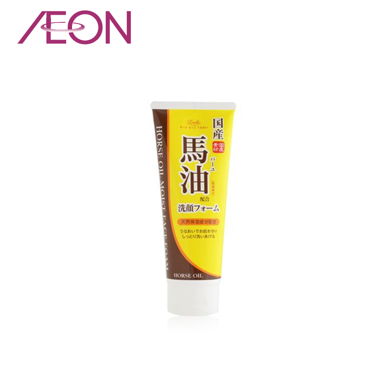 【AEON】日本 loshi滋润 马油泡沫洗面奶130ｇ