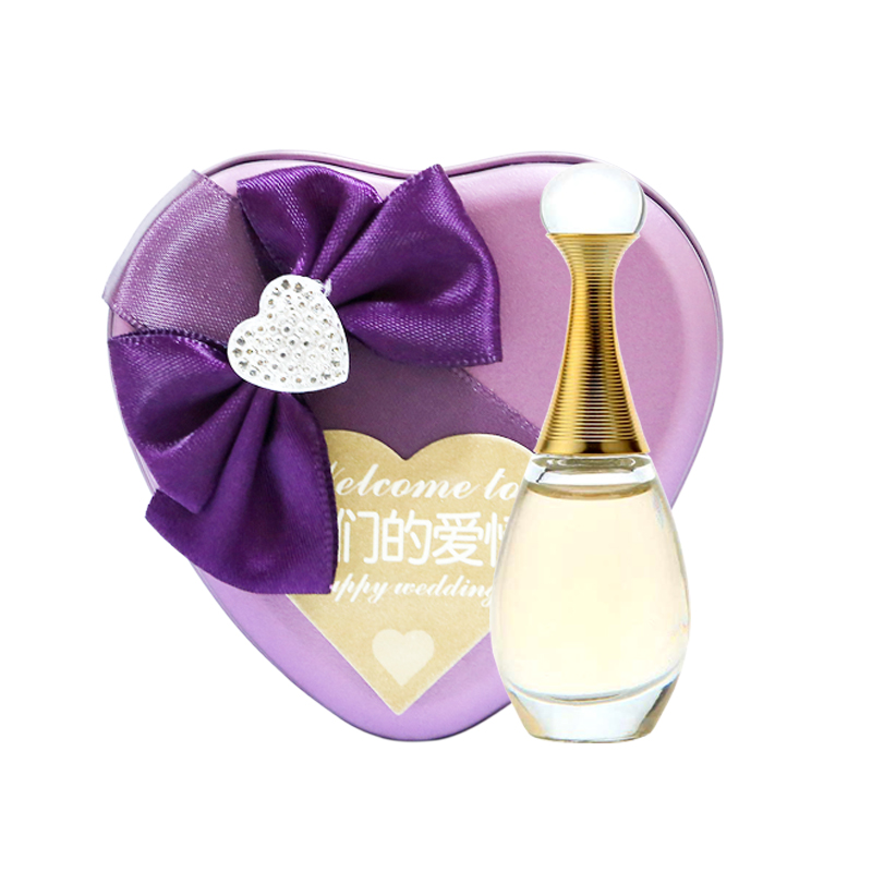 Dior/迪奥真我香水5mlQ版爱心礼盒装无喷头持久女士香水金色女郎