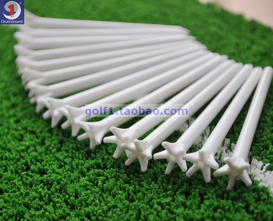Plastic Nail Golf Pending Plastic Ball Tee Golf Tee Golf Round Pin Crown Needle Multi-color Bulk