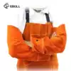EBULL cowhide welding sleeve cover welding flame retardant fire insulation welder arm cover thickened labor protection
