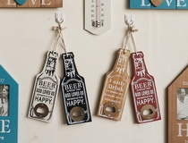 American creative wall decoration wall hanging beer bottle opener bar restaurant wall decoration retro personality wall decoration pendant