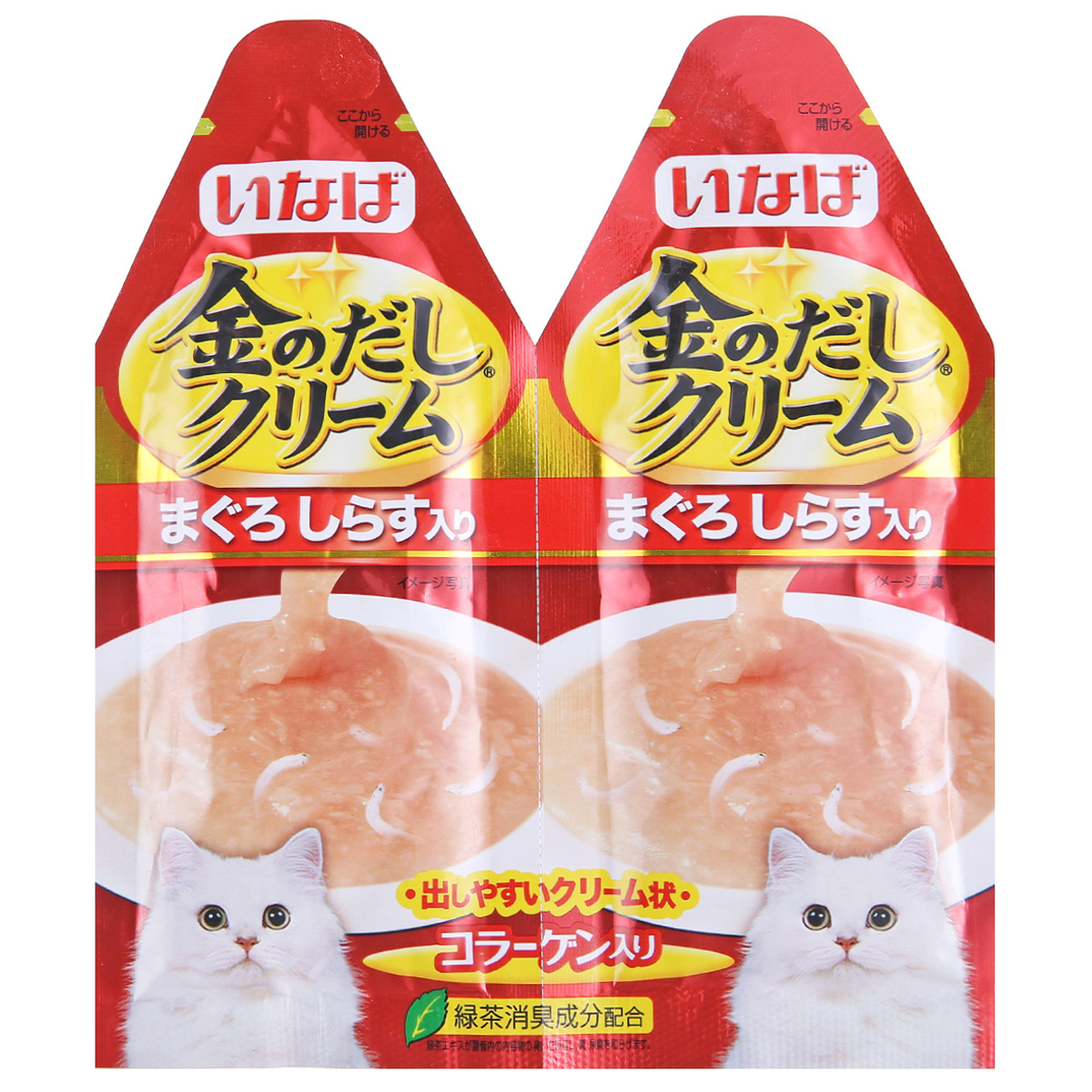 波奇网 宠物猫湿粮 伊纳宝金枪鱼加小银鱼猫湿粮6连包30g×2×6P
