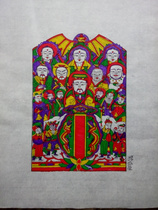 New Year Pictures Handmade New Year Pictures Wooden New Year Pictures Zhuxian Town New Year Pictures Heaven and Earth God Tablets