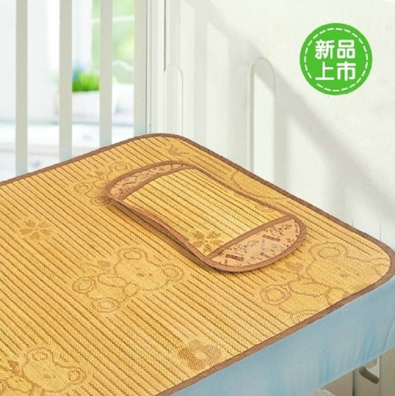 安琪娃婴儿凉席藤席婴儿席荞麦枕头凉席夏季儿童床席儿童凉席包邮