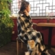 Mùa xuân mới phiên bản Hàn Quốc của gió Hồng Kông buông thả hoang dã áo sơ mi kẻ sọc mỏng dài