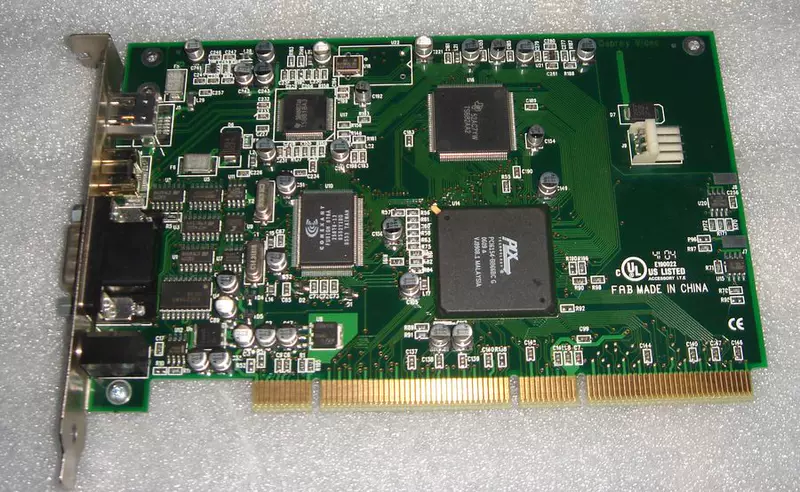Second-hand Osprey 300 PCI-X video collection card physical map