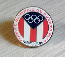 London 2012 Olympic Games Badge Puerto Rico Olympic Committee NOC Badge A