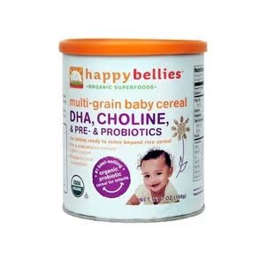 美国happy baby禧贝米粉3段婴儿营养米粉\米糊 宝宝辅食198g&