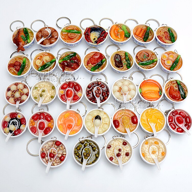 Emulation Food Food Model Props Pendants Toddlers Dress Home Wine Toys Small Bowls Sugar Water Congee Noodles