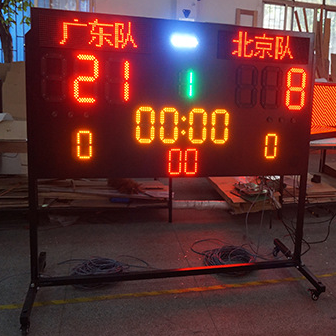 Outdoor waterproof basketball competition electronic timing scoreboard electronic scorecard of basketball LED competition score