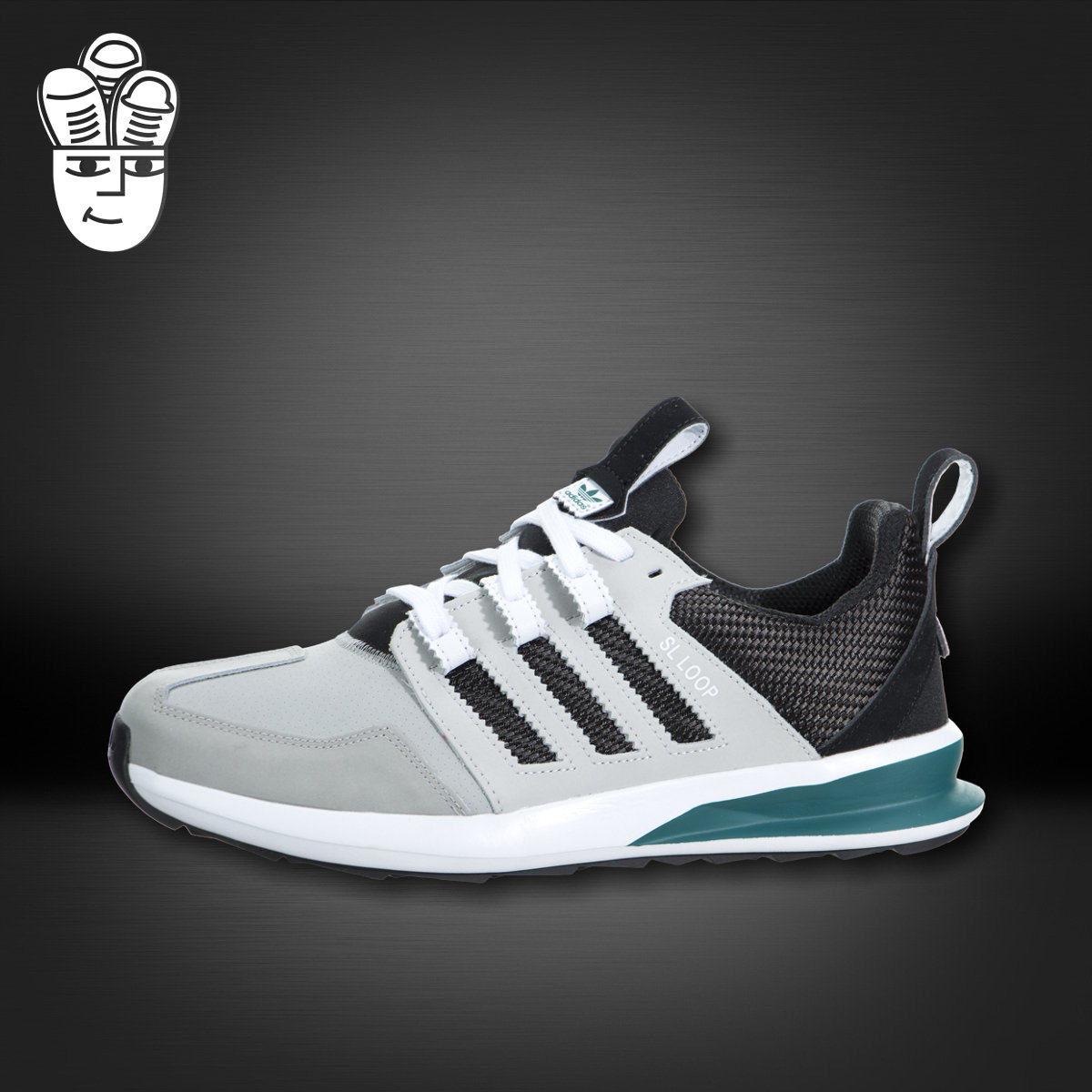 阿迪达斯Adidas SL Loop Runner三叶草男子低帮跑鞋 运动休闲鞋