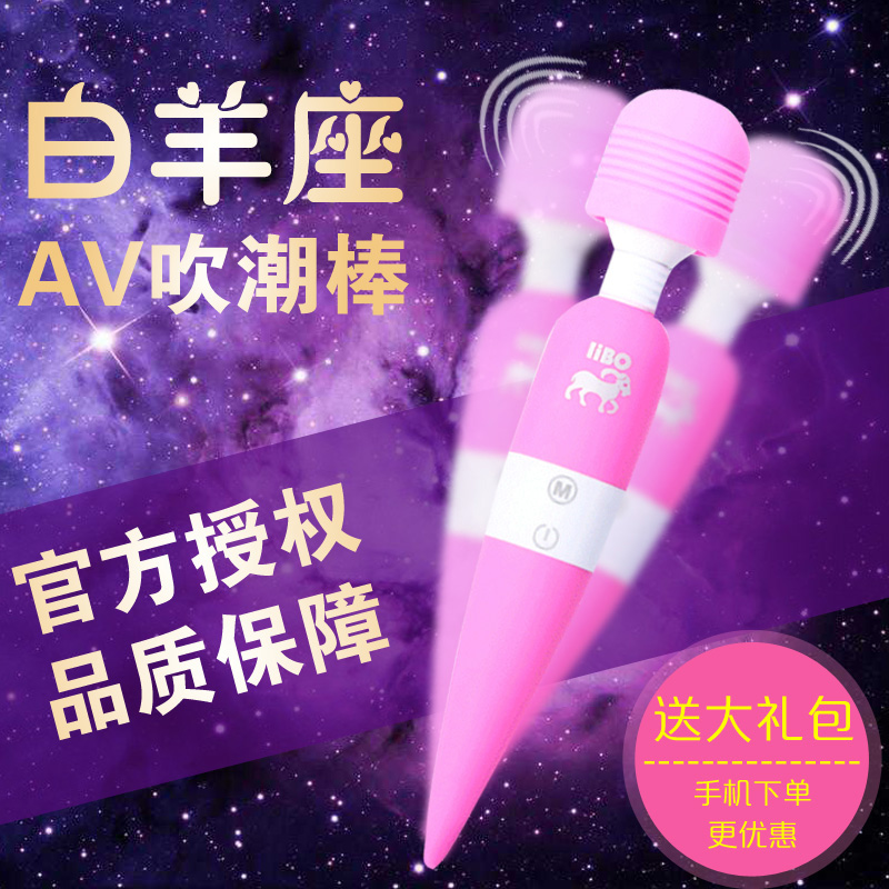 丽波充电振动棒成人用品电动震动女用自慰器女性高潮抽插按摩棒SW