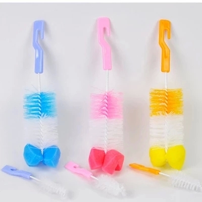 Mother and baby bottle brush baby palm brush clean bottle cream sponge brush