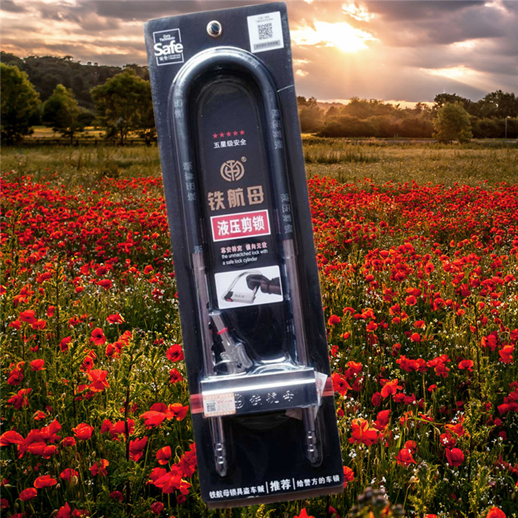 Locomotive lock electric car lock glass door lock long U-shaped lock electric car extended lock iron aircraft carrier 653 lock anti-theft lock