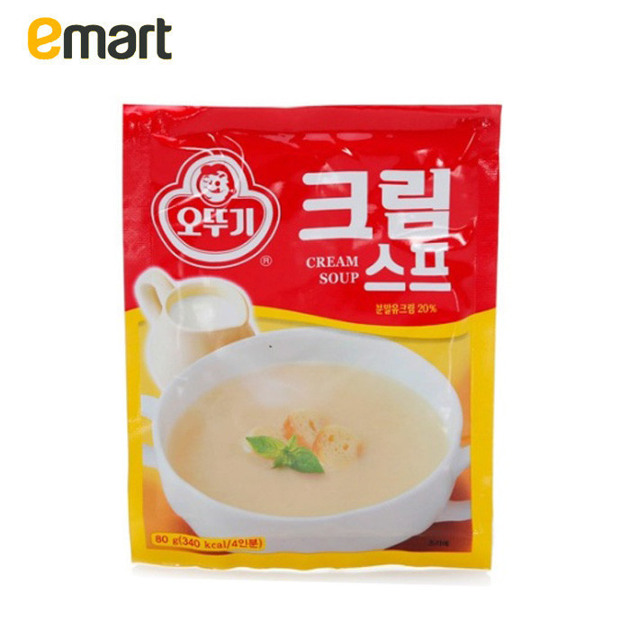 EMART易买得 韩国进口奥士基奶油汤80g 方便速食香浓奶油汤