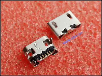 Tablet PC data port Android mobile phone data port Mike micro 5p straight insert horn flat edge