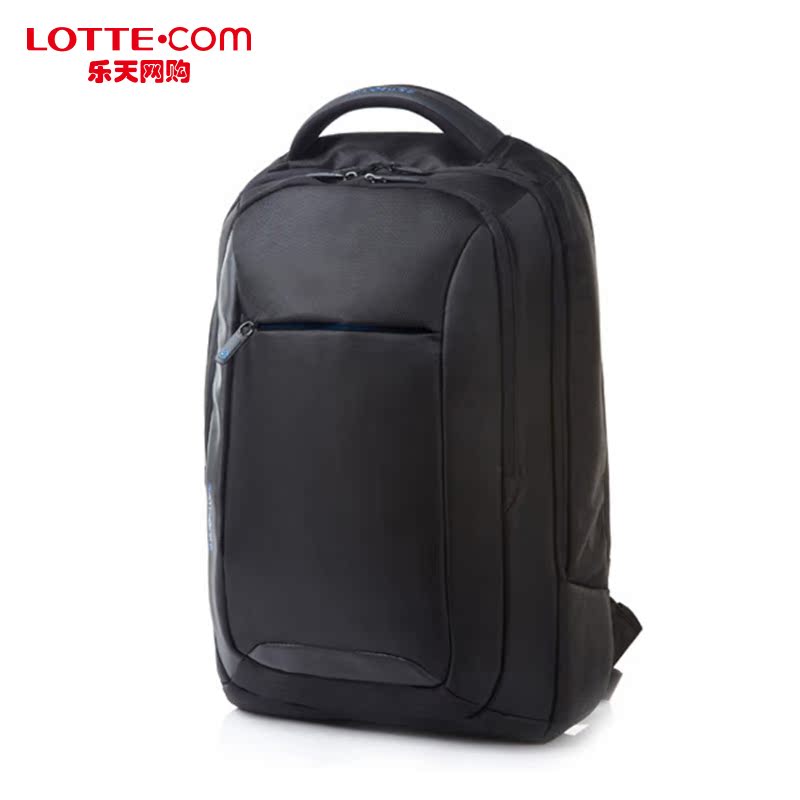 乐天网购samsonite新秀丽黑色经典红标休闲韩版背包双肩包电脑包