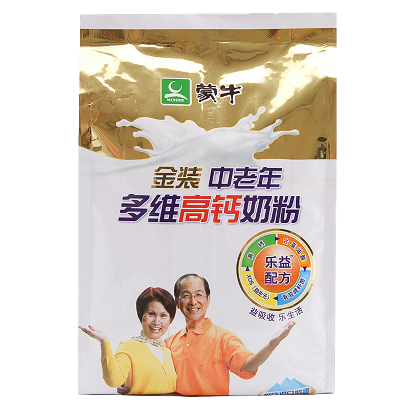 【天猫超市】蒙牛 成人奶粉 金装中老年多维高钙奶粉 400g/袋