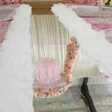 Ковер, серебряная световая панель для вечеринки, увеличенная толщина, зеркальный эффект