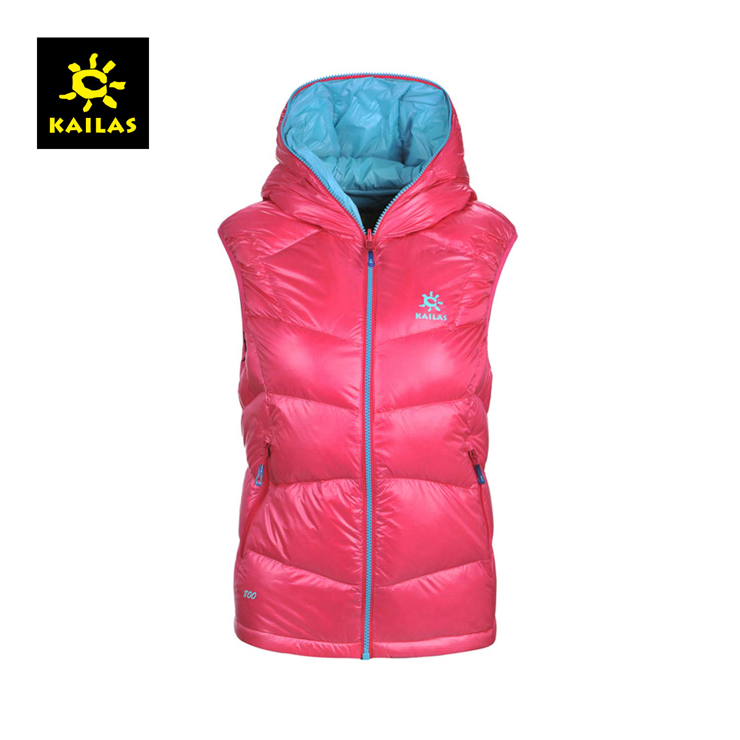 KAILAS/凯乐石 女款超轻连帽羽绒背心 KG320016