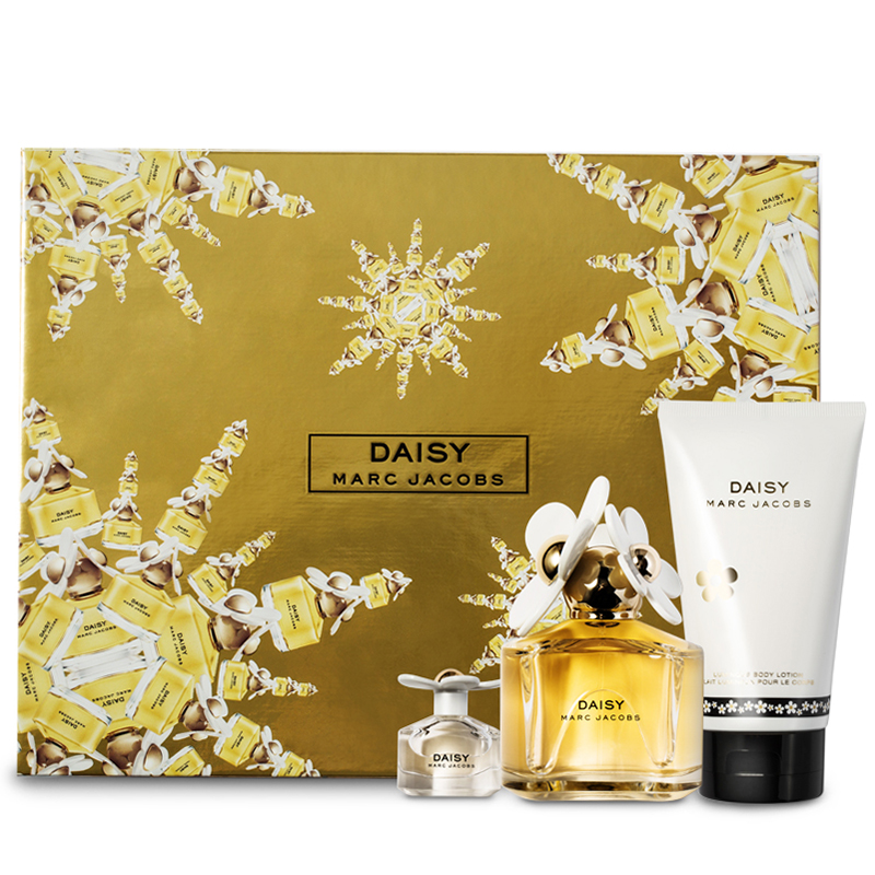 Marc Jacobs马克莫杰小雏菊清新香水100ml+Q香4ml+150ml身体乳礼