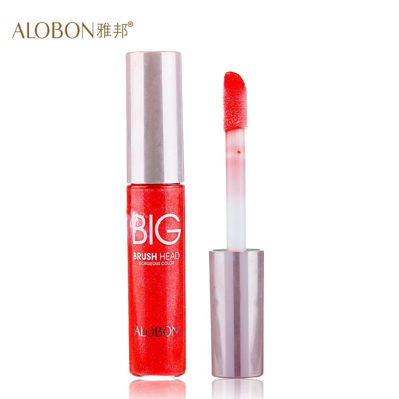 ALOBON/雅邦巨刷柔彩水亮唇彩8ml 持久防水润唇淡化唇纹专柜正品