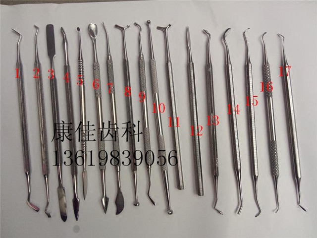 Dental Various Tools Mechanic Sculpting Tools Correction Tools Dental Oral Materials 17 Numbers