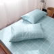 Vỏ gối đơn cotton 48 * 74cm tiêu chuẩn vỏ gối đơn vỏ gối cotton màu xanh Nhật gối cao su Gối trường hợp