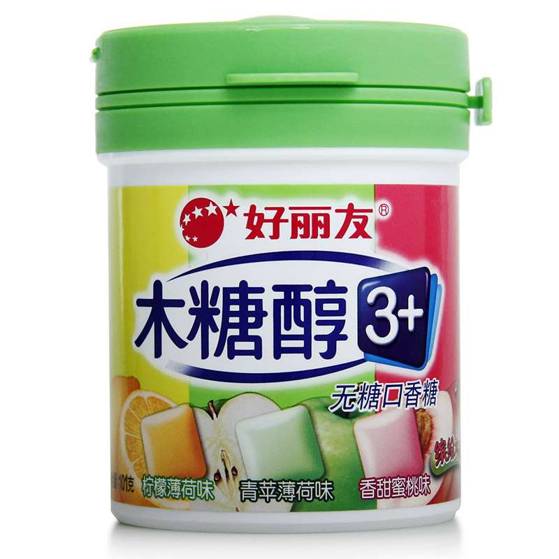 【苏宁易购】好丽友木糖醇（纷缤水果味）101g/瓶