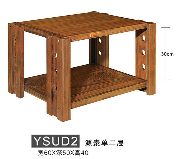 Jazz rack solid wood sound furniture Furniture Single Second Floor YSUD2 Speaker Cabinet Power Amplifier Hifi equipment