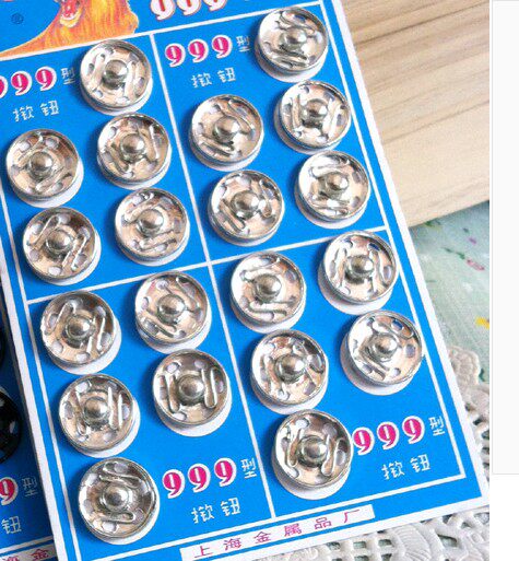 Lion Dance Metal Concealed Button Spring Snap Button Flip Button