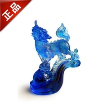 Rich and noble come to glaze unicorn ornaments home Chinese modern creative decorations traditional classic ancient beast