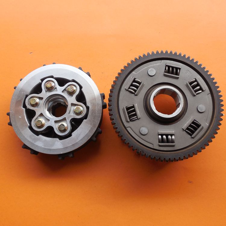 Motorcycle CG200 6 - column new width alloy band spring buffer reinforced 73 - teeth clutch assembly