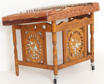 Dragon and old flower reliefs 40 Yangqin pear Yangqin 2 Longwood Yangqin Relief