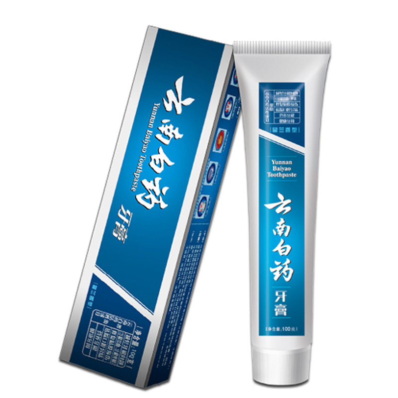 云南白药牙膏 留兰香型100/120/180g 清新口气 养护牙龈
