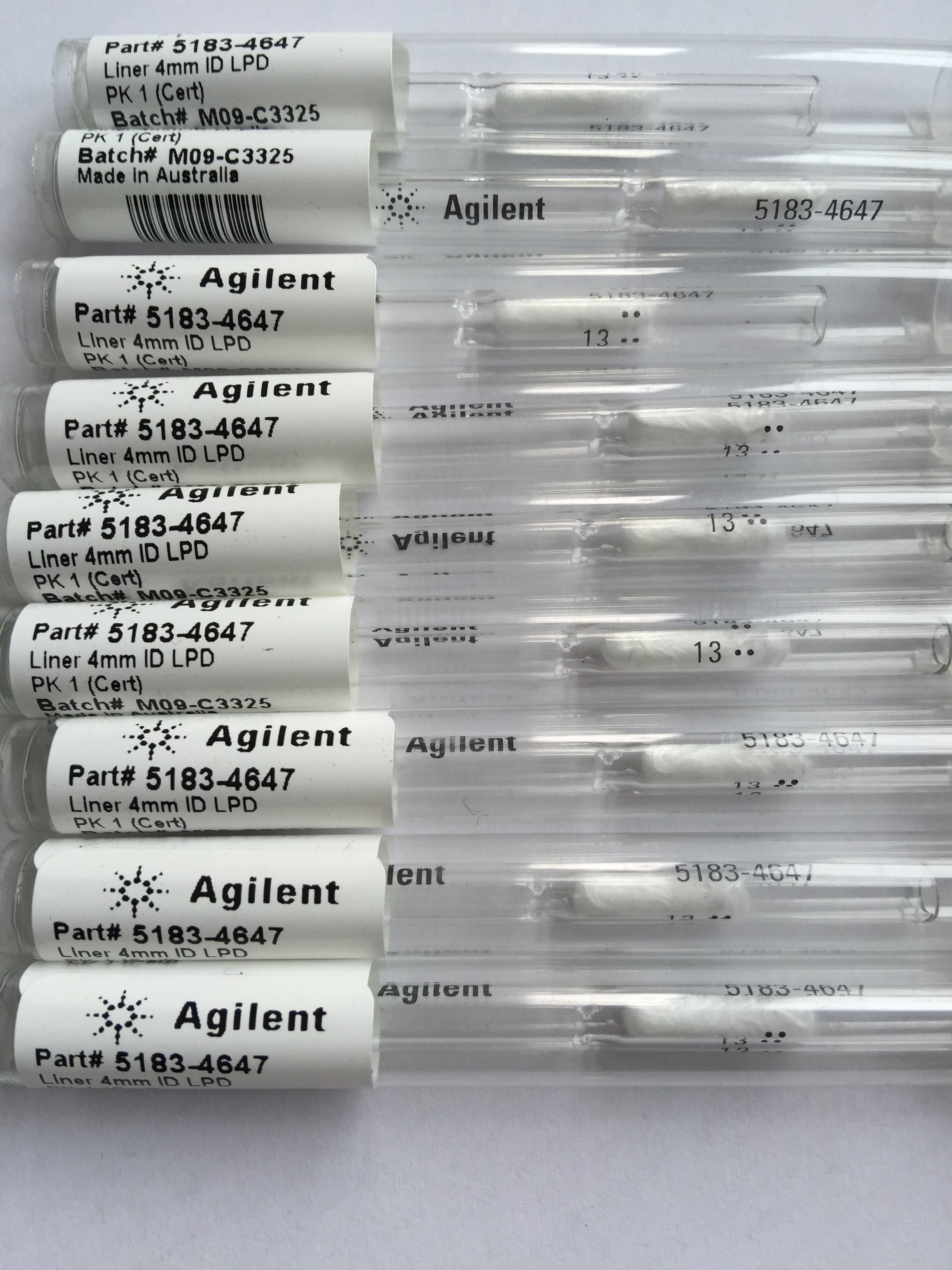 Agilent Quartz Liner 5183-4647 5183-4701 Shunt Liner