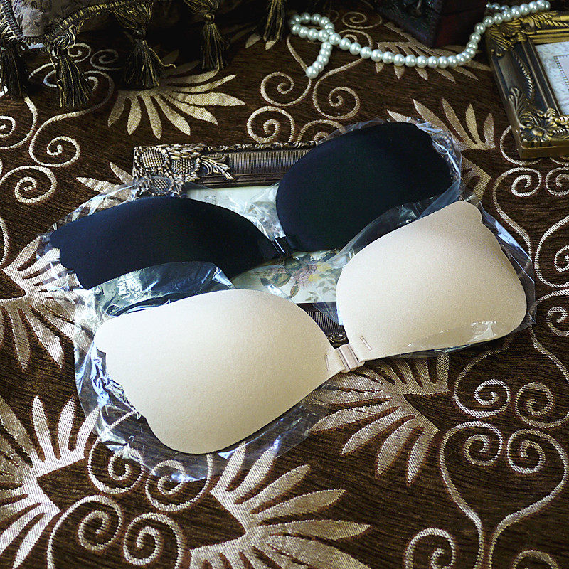 一片式超薄胸贴 聚拢硅胶隐形文胸贴乳贴nubra无痕游泳婚纱内衣