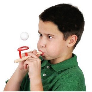 Foreign trade Export original single blow Blow Magic Suspended Ball Bragger Lung PNEUMONIC Lungs Live Training Children Puzzle Parenting Toys