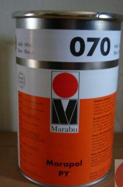 German Malay Treasure ink PY070 white is suitable for metal materials, glass materials and hard PVC printing