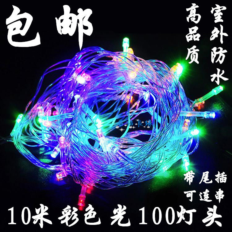 LED lights flashing lights festive New Year Christmas lights decorative lights festive lights string lights starry neon lights waterproof