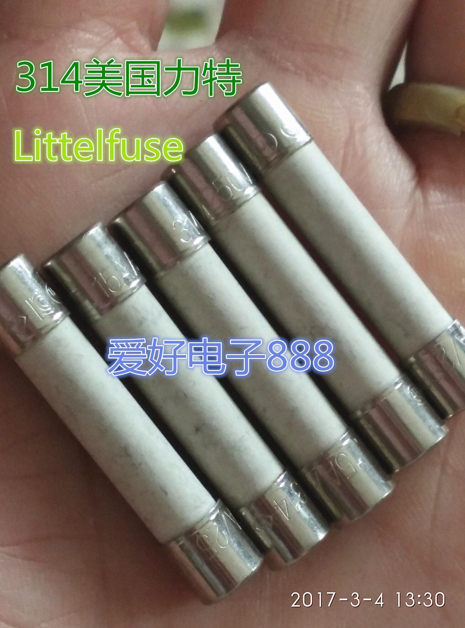 314 Lite ceramic fuse tube 6*30 6*32 15A250V