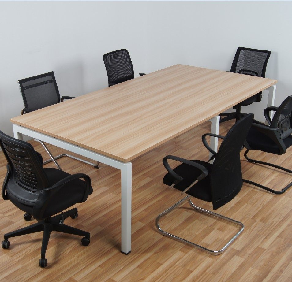 Shanghai Block Board Meeting Table And Chairs Brief Modern Fashion Meeting Table Bar Negotiation Table Office Computer Desk