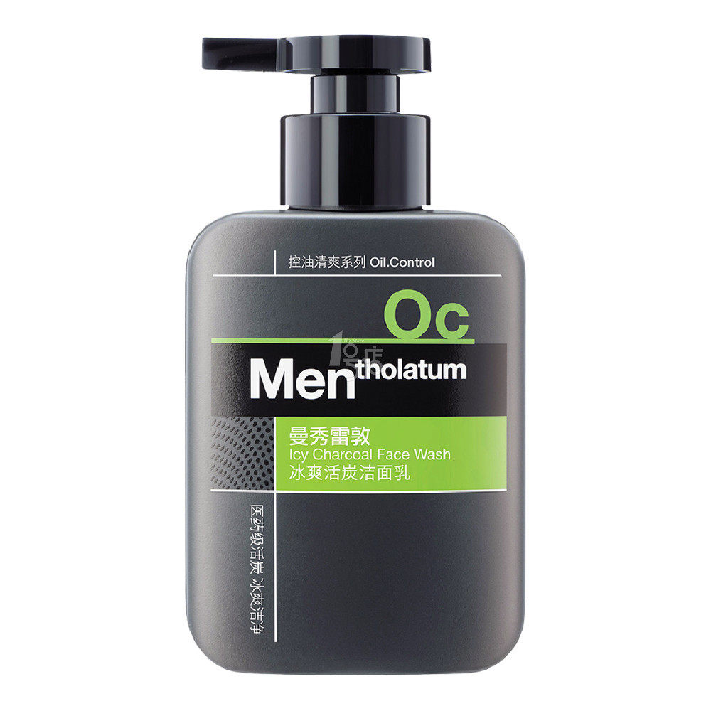 Mentholatum曼秀雷敦男士冰爽活炭洁面乳 150ml(新包装)