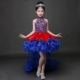 Trang phục dạ hội cho trẻ em Chủ nhà Tutu Girls Model Show Trang phục Trẻ em Công chúa Dress Dress Quần áo Trailing - Váy trẻ em