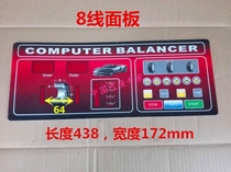 Balance meter balancing machine accessories 8 wire key plate Hengda control panel BT99 panel Operation thin film switch